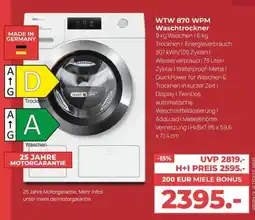 Hirsch und Ille WTW 870 WPM Waschtrockner Angebot