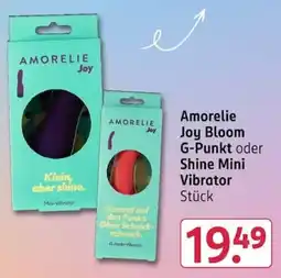 Rossmann Amorelie Joy Bloom G-Punkt oder Shine Mini Vibrator Angebot