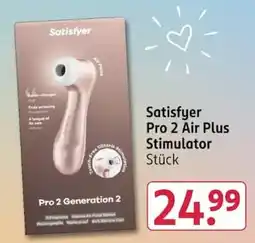 Rossmann Satisfyer Pro 2 Air Plus Stimulator Angebot