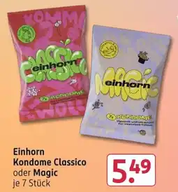 Rossmann Einhorn Kondome Classic oder Magic Angebot