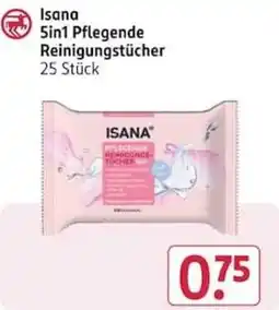 Rossmann Isana 5in1 Pflegende Reinigungstücher Angebot