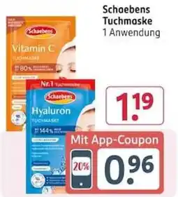 Rossmann Schaebens Tuchmaske Angebot