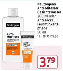 Rossmann Neutrogena Anti-Mitesser Gesichtswasser Angebot