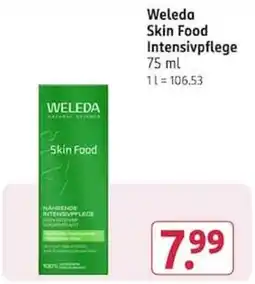 Rossmann Weleda Skin Food Intensivpflege Angebot