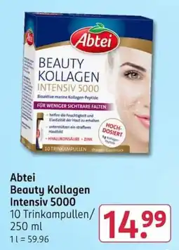 Rossmann Abtei Beauty Kollagen Intensiv 5000 Angebot