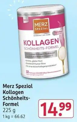 Rossmann Merz Spezial Kollagen Schönheits-Formel Angebot