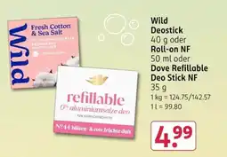 Rossmann Wild Deostick Angebot