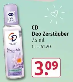 Rossmann CD Deo Zerstäuber Angebot