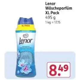 Rossmann Lenor Wäscheparfüm Angebot