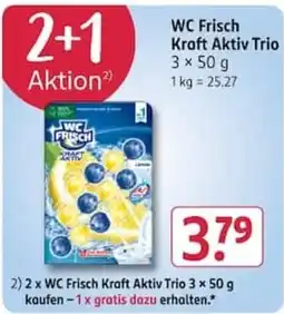 Rossmann WC Frisch Kraft Aktiv Trio Angebot