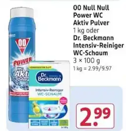 Rossmann Dr. Beckmann Intensiv-Reiniger WC-Schaum Angebot