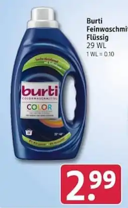 Rossmann Burti Feinwaschmittel Flüssig Angebot