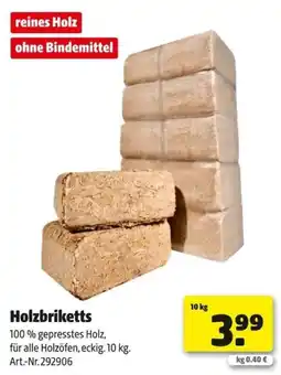 Hagebau Holzbriketts Angebot