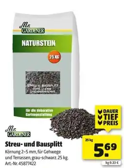 Hagebau Mr. GARDENER Streu- und Bausplitt Angebot