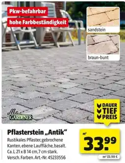 Hagebau Pflasterstein „Antik“ Mr. GARDENER Angebot