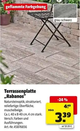 Hagebau Terrassenplatte „Rabanos“ Angebot