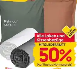 Rusta Alle Laken und Kissenbezüge Angebot