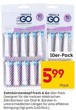 Rusta Zahnbürstenkopf Fresh & Go Angebot
