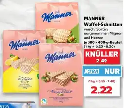 Kaufland MANNER Waffel-Schnitten Angebot