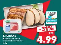 Kaufland K-PURLAND Schweinerücken Angebot