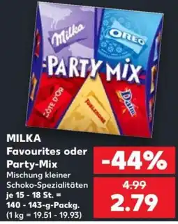 Kaufland MILKA Favourites oder Party-Mix Angebot