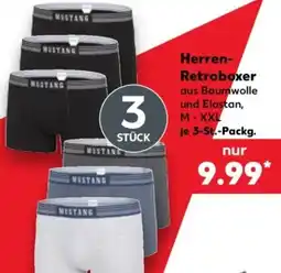Kaufland Herren-Retroboxer Mustang Angebot