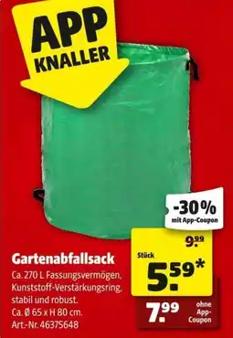 Hagebau Gartenabfallsack Angebot