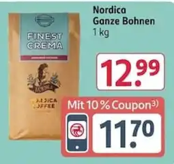Rossmann Nordica Ganze Bohnen Angebot