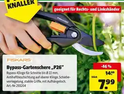 Hagebau FISKARS Bypass-Gartenschere „P26“ Angebot