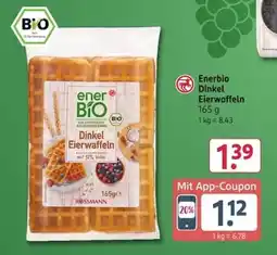 Rossmann enerBIO Dinkel Eierwaffeln Angebot