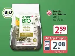 Rossmann enerBIO Kürbis Kerne Angebot