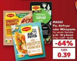 Kaufland MAGGI Fix, Airfryer oder Würzpasta Angebot
