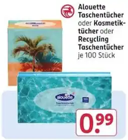 Rossmann Alouette Taschentücher Angebot
