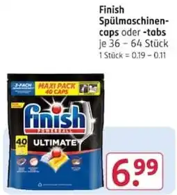 Rossmann Finish Spülmachinecaps Angebot