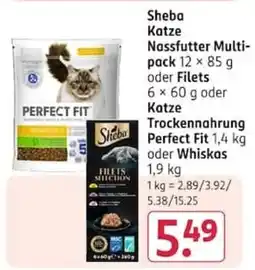 Rossmann Sheba Katze Nassfutter Multi-pack Angebot