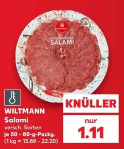 Kaufland WILTMANN Salami Angebot