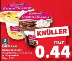 Kaufland Ehrmann Grand Dessert Angebot