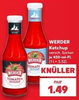 Kaufland WERDER Tomaten Ketchup Angebot