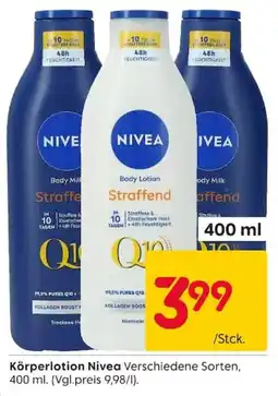 Rusta Körperlotion Nivea Angebot