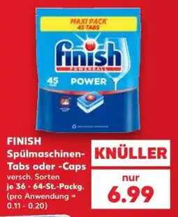 Kaufland FINISH Spülmaschinen-Tabs oder -Caps Angebot