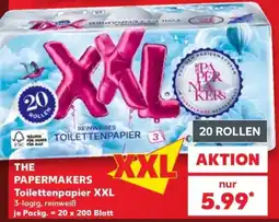 Kaufland THE PAPERMAKERS Toilettenpapier XXL Angebot
