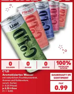 Kaufland C°LD Aromatisiertes Wasser Angebot