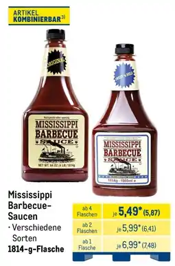 METRO Mississippi Barbecue-Saucen Angebot