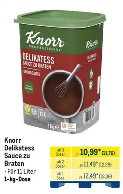 METRO Knorr Delikatess Sauce zu Braten Angebot