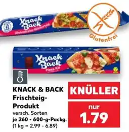 Kaufland Knack & Back Frischteig-Produkt Angebot