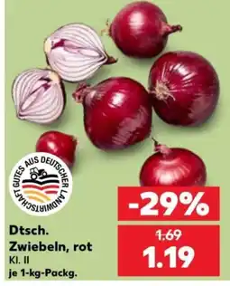 Kaufland Dtsch. Zwiebeln, rot Angebot
