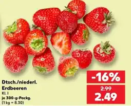 Kaufland Dtsch./niederl. Erdbeeren Angebot