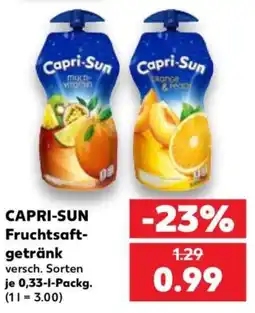 Kaufland CAPRI-SUN Fruchtsaft-getränk Angebot