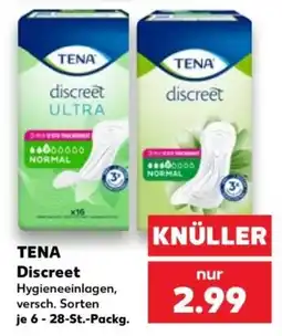 Kaufland TENA Discreet Hygieneinlagen Angebot
