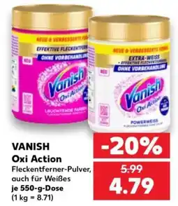 Kaufland VANISH Oxi Action Fleckentferner-Pulver Angebot